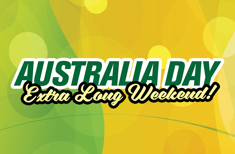 Australia Day Extra Long Weekend Sharks